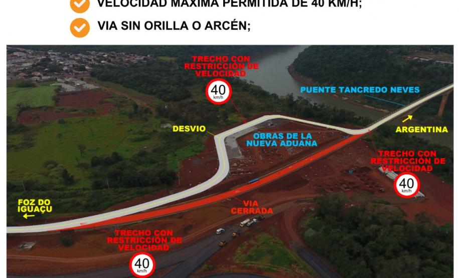 Panfleto em espanhol sobre o desvio