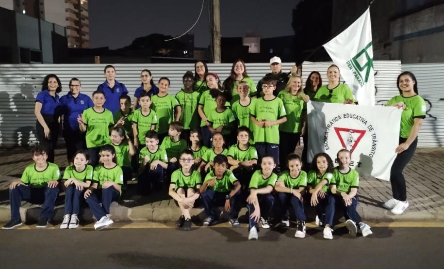 EPET de Cascavel no desfile de 7 de setembro do município