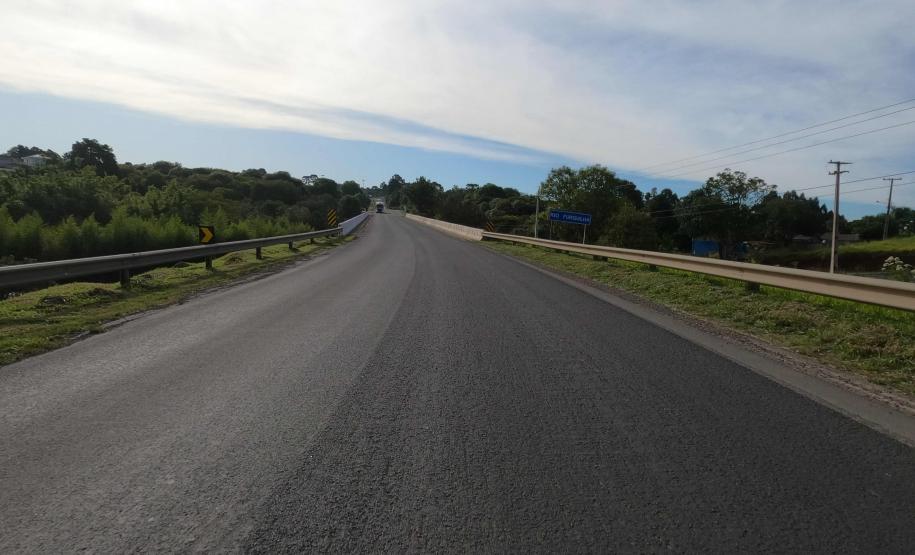 PR-151 em Palmeira - Rio Forquilha