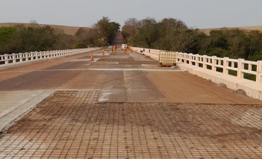 Ponte Rio Piquiri na PR-180, entre Nova Aurora e Quarto Centenário