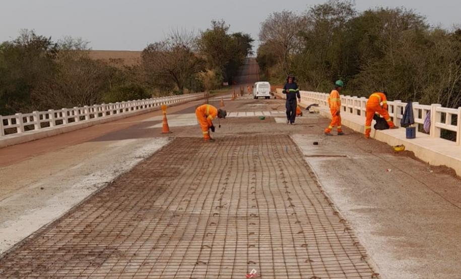 Ponte Rio Piquiri na PR-180, entre Nova Aurora e Quarto Centenário