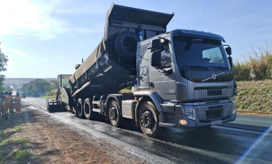 Conservação da PR-170 entre Rolândia e Porecatu