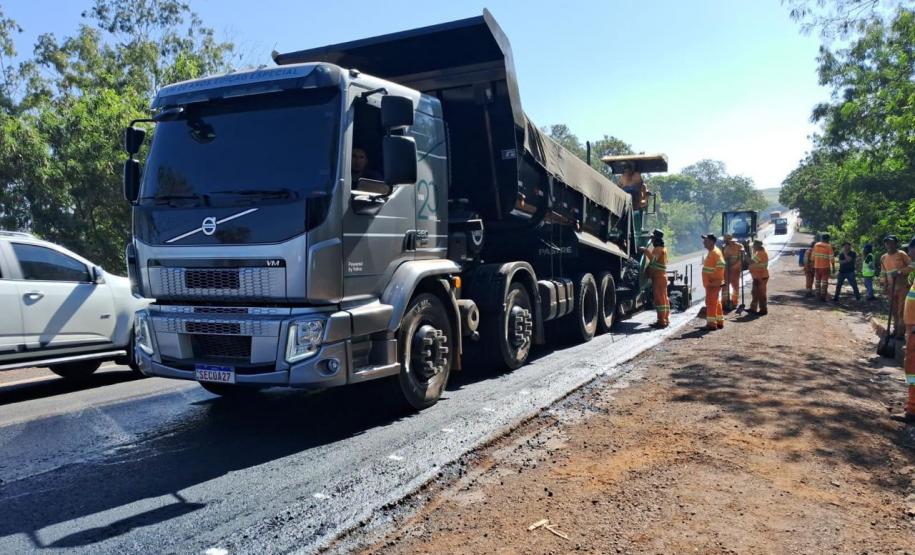 Conservação da PR-170 entre Rolândia e Porecatu