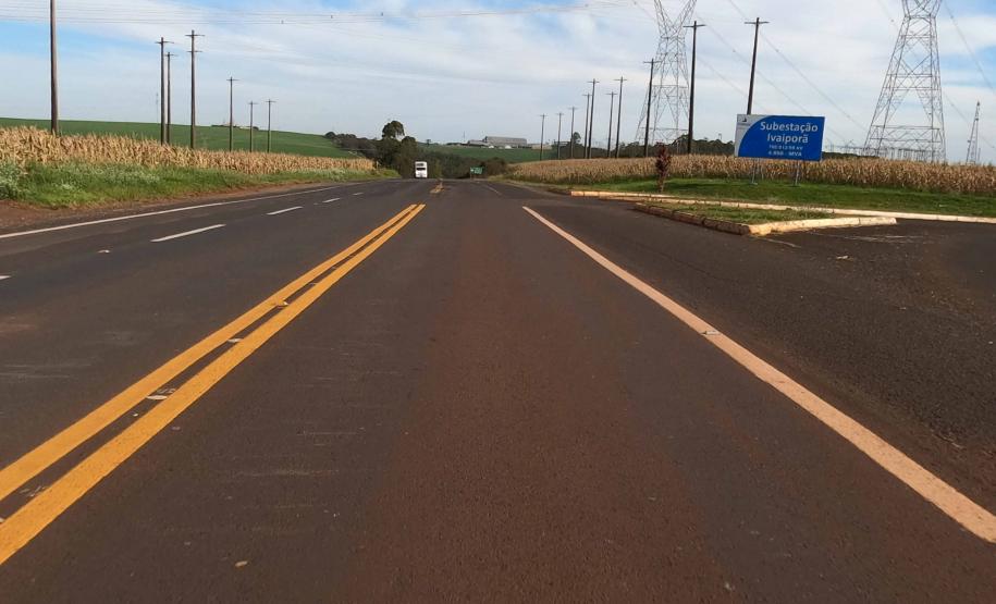 PRC-466 whitetopping - acesso subestação de Furnas