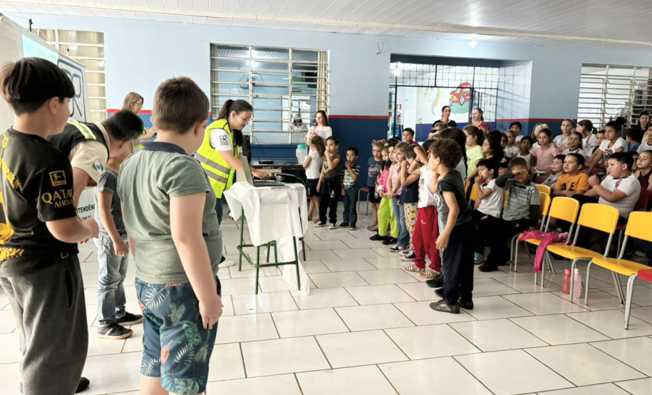Atividades da EPET em Barra Bonita, distrito de Pitanga