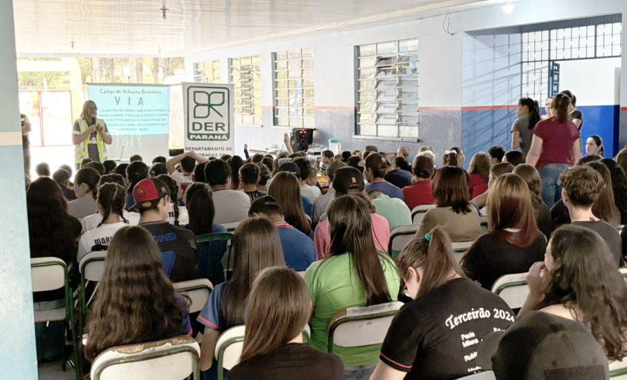 Atividades da EPET em Barra Bonita, distrito de Pitanga