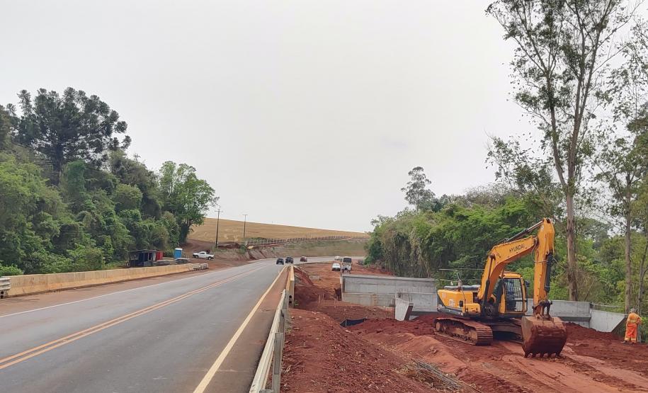 PR-445 ponte sobre o Rio Santa Cruz