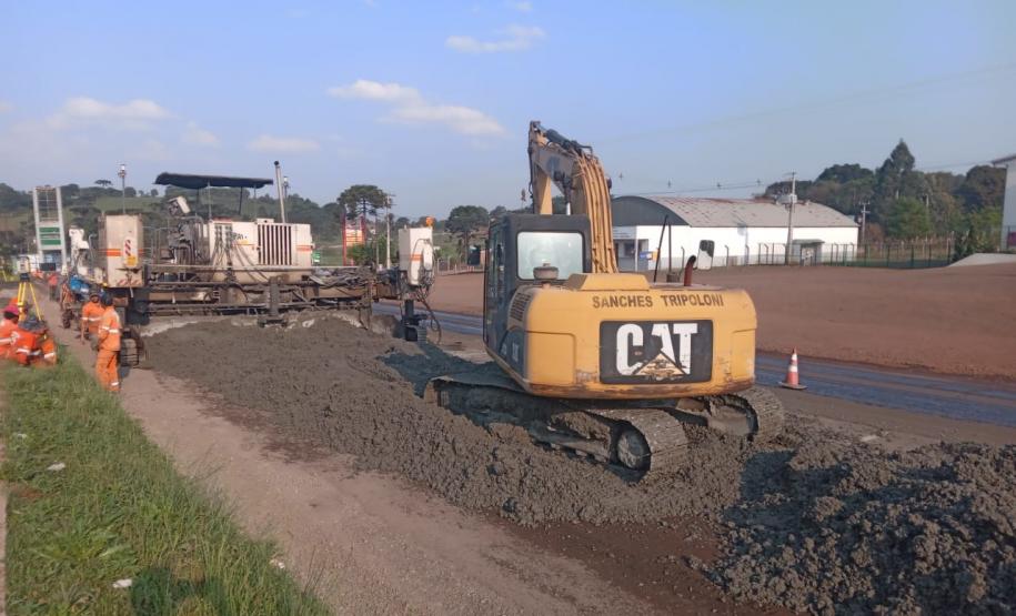 PRC-280 whitetopping entre Palmas e Clevelândia