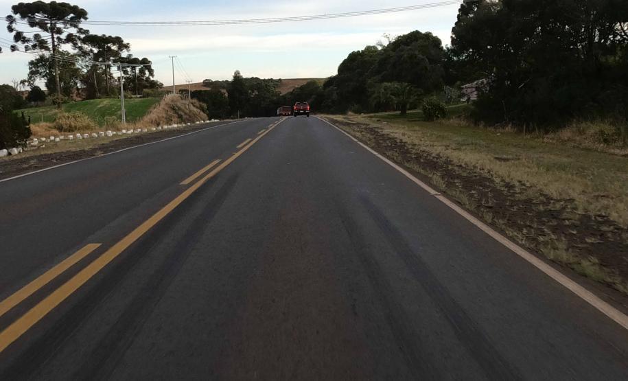 PRC-466 entre Turvo e Palmeirinha