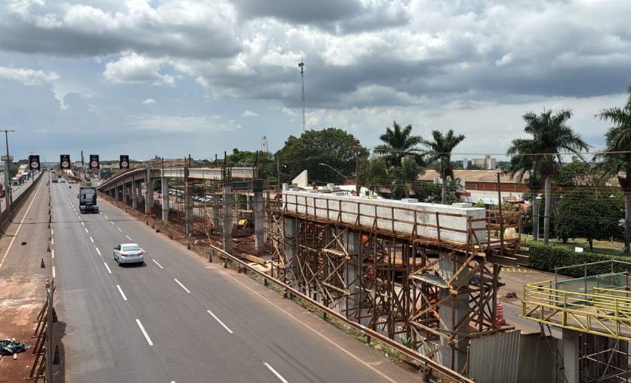 BR-376 obras de novos viadutos em Sarandi