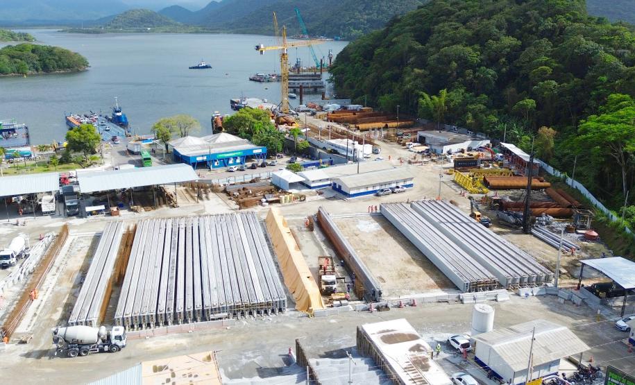 Ponte de Guaratuba chega a 27,1% de execução