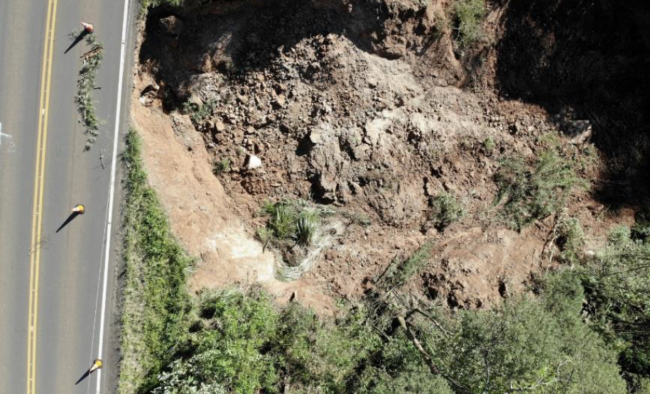 PR-170 danos das chuvas em Bituruna