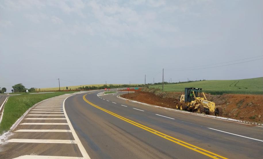 PR-170 conservação da faixa de domínio entre Guarapuava e Pinhão