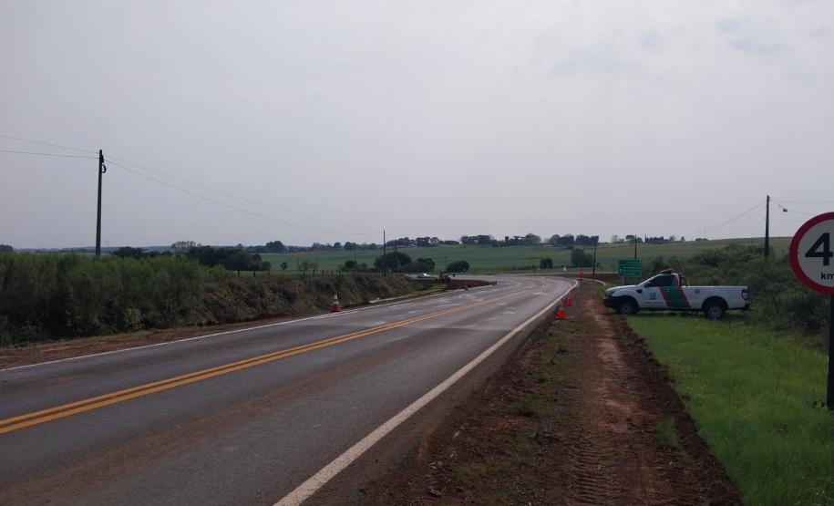 PR-170 conservação da faixa de domínio entre Guarapuava e Pinhão