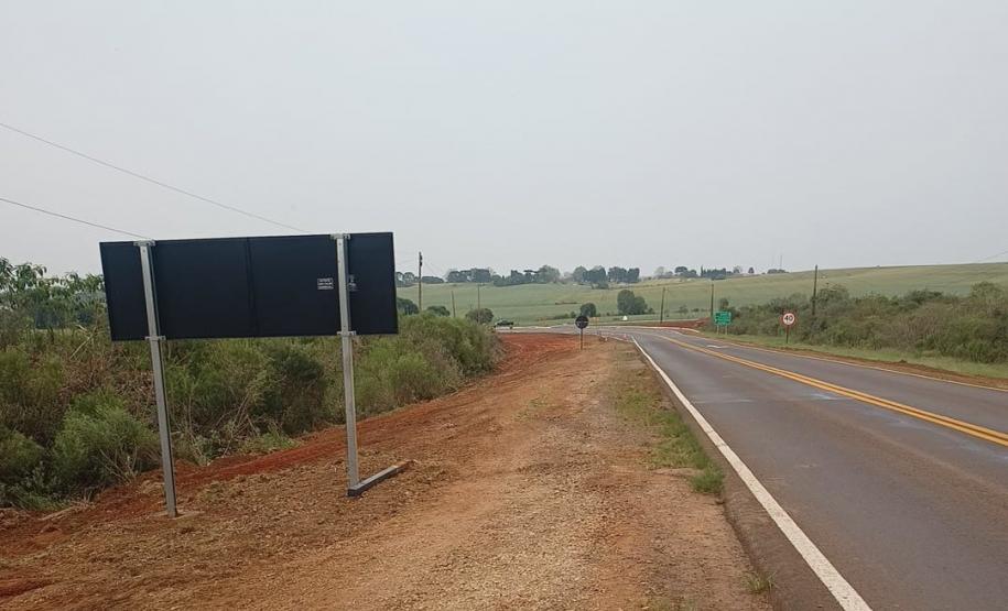 PR-170 conservação da faixa de domínio entre Guarapuava e Pinhão