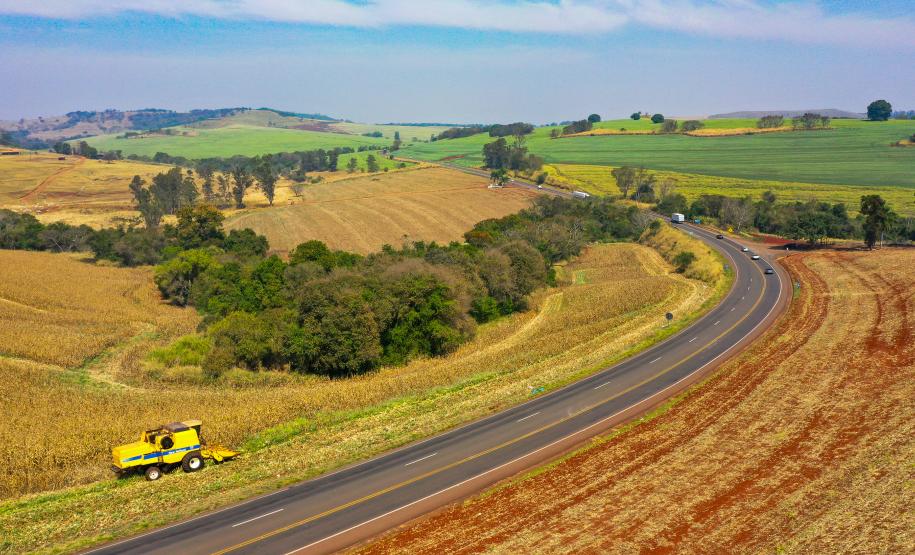 PR-323 entre Sertanópolis e Sertaneja