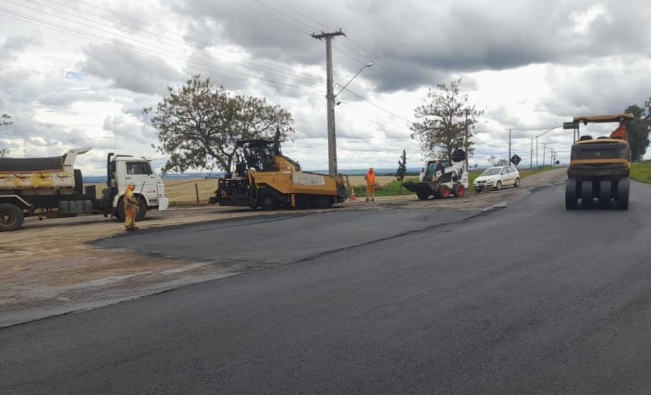 PR-459 serviços de conservação do pavimento entre Pinhão e Reserva do Iguaçu