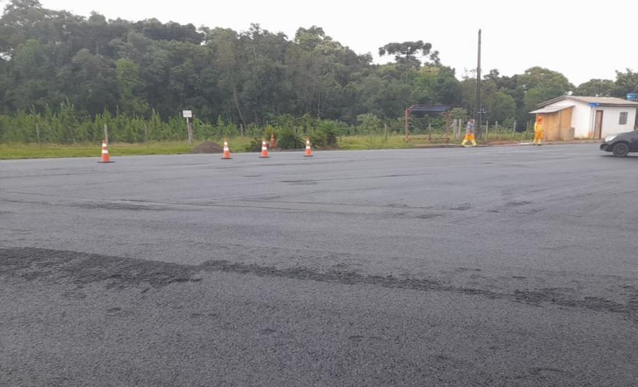 PR-459 serviços de conservação do pavimento entre Pinhão e Reserva do Iguaçu