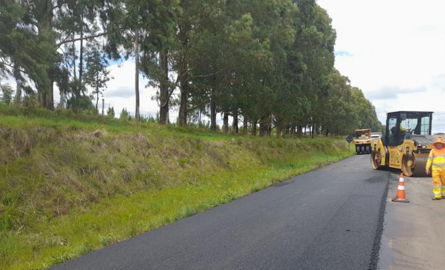 PR-459 serviços de conservação do pavimento entre Pinhão e Reserva do Iguaçu