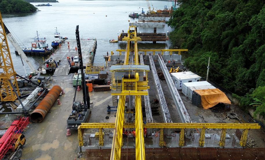 Ponte de Guaratuba - atividades em novembro de 2024