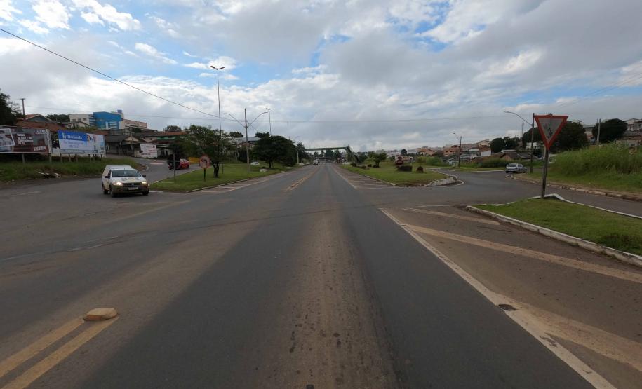 PR-160 Telêmaco Borba, local onde será construída a trincheira nova