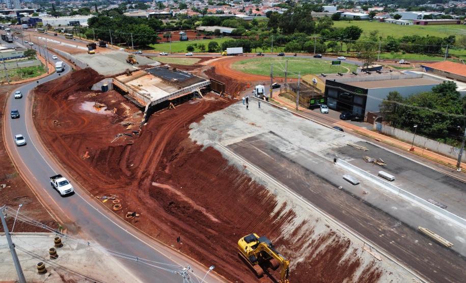 BR-369 em Londrina, obras do "Viaduto da PUC"