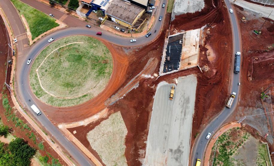 BR-369 em Londrina, obras do "Viaduto da PUC"