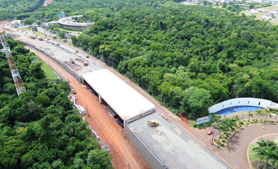 BR-469 obra de duplicação da Rodovia das Cataratas em Foz do Iguaçu