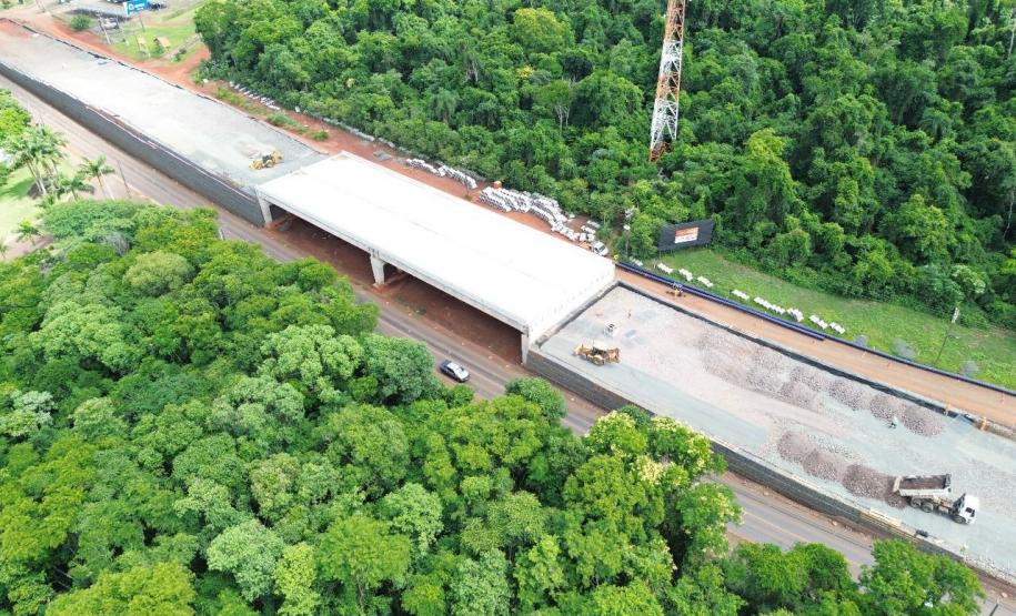 BR-469 obra de duplicação da Rodovia das Cataratas em Foz do Iguaçu