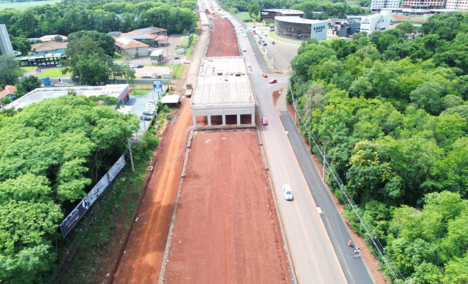 BR-469 obra de duplicação da Rodovia das Cataratas em Foz do Iguaçu