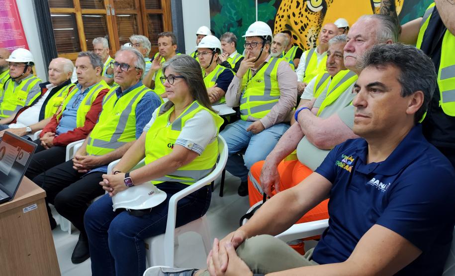 Ponte de Guaratuba - visita de comitiva