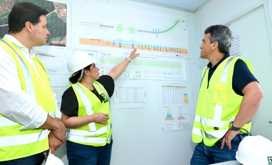 Ponte de Guaratuba - visita técnica do secretário