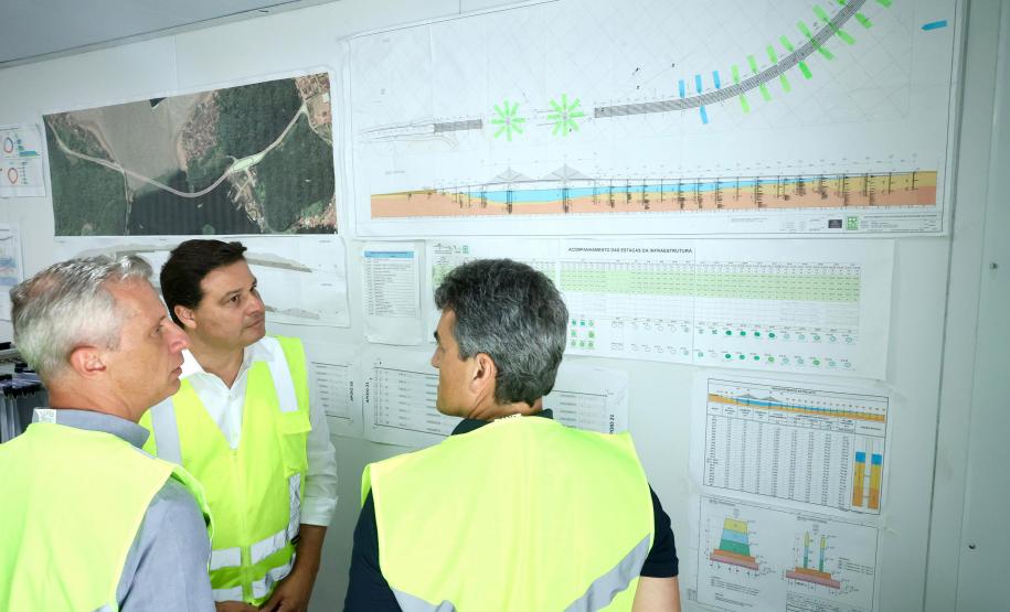 Ponte de Guaratuba - visita técnica do secretário