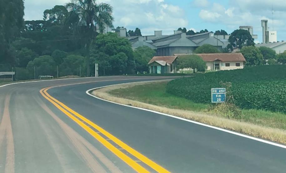 PR-459 entre Pinhão e Reserva do Iguaçu