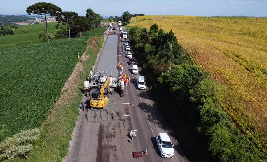 PRC-280 entre Clevelândia e Pato Branco - whitetopping