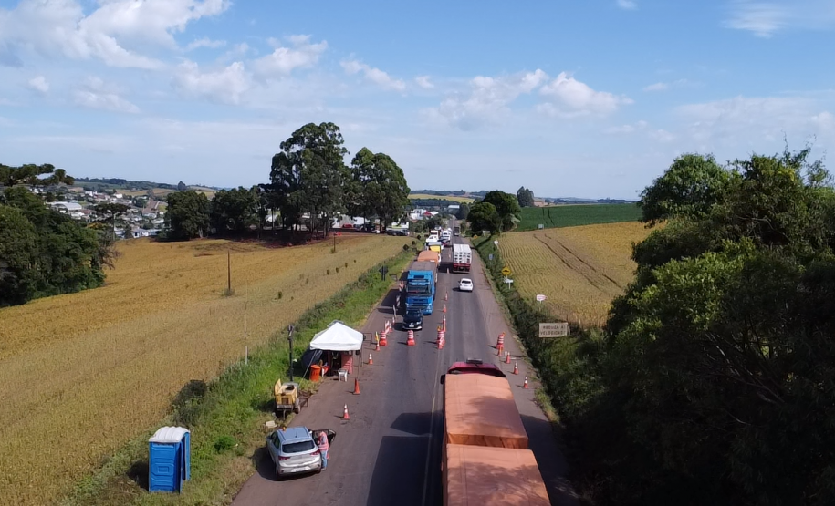 PRC-280 entre Clevelândia e Pato Branco - whitetopping