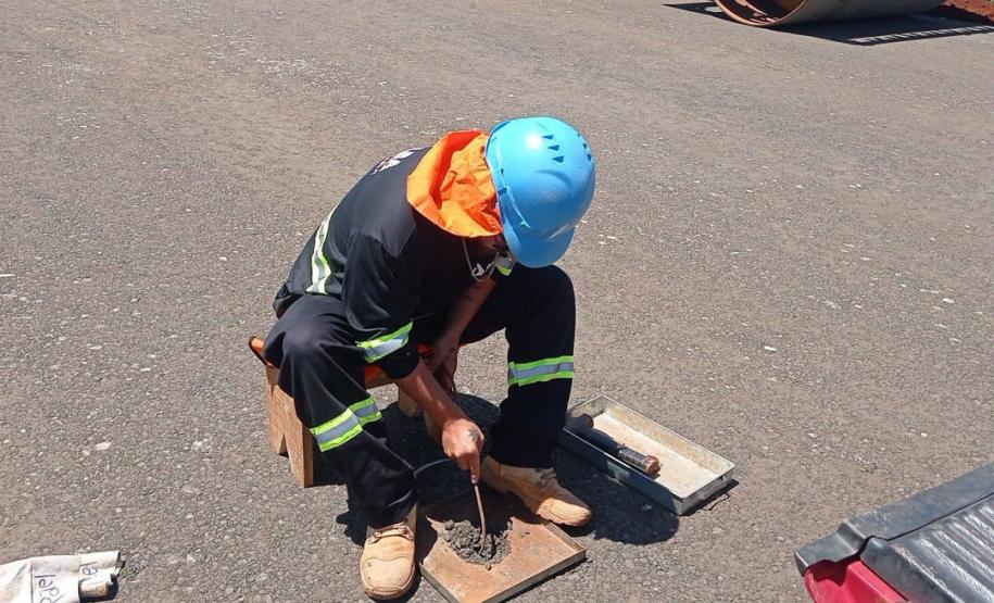 PRC-466 em Guarapuava - segmento experimental de concreto