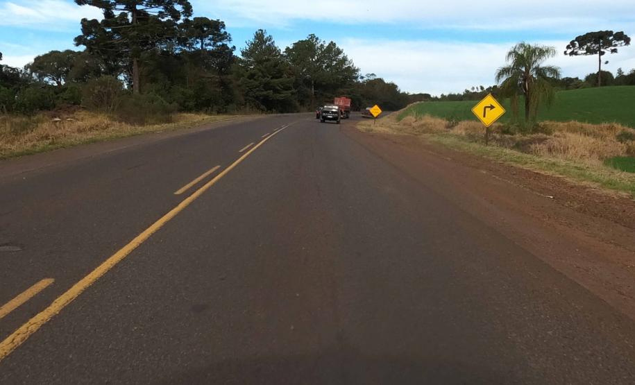 PRC-466 entre Pitanga e Turvo