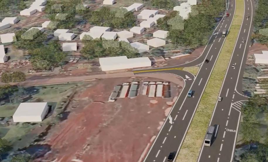 Projeto da duplicação da PRC-466 entre Pitanga e Turvo