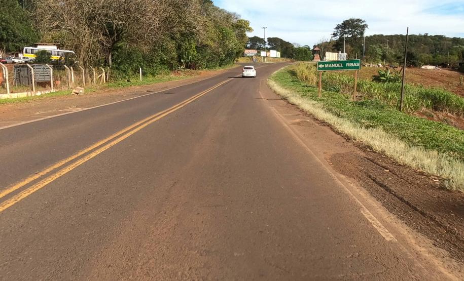 PRC-466 whitetopping Pitanga a Manoel Ribas - acesso Manoel Ribas