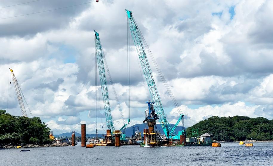 Ponte de Guaratuba chega a 38,8%