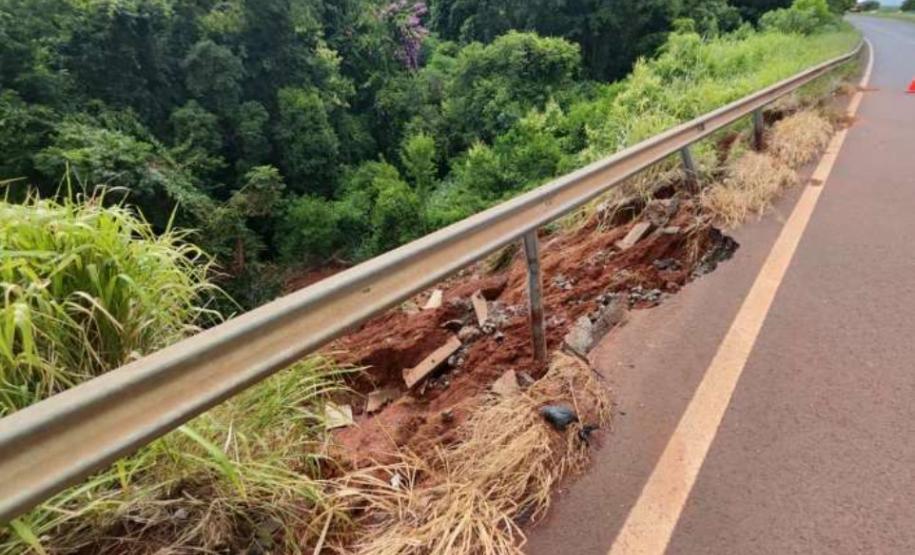 Contorno de Marialva - ponto de erosão