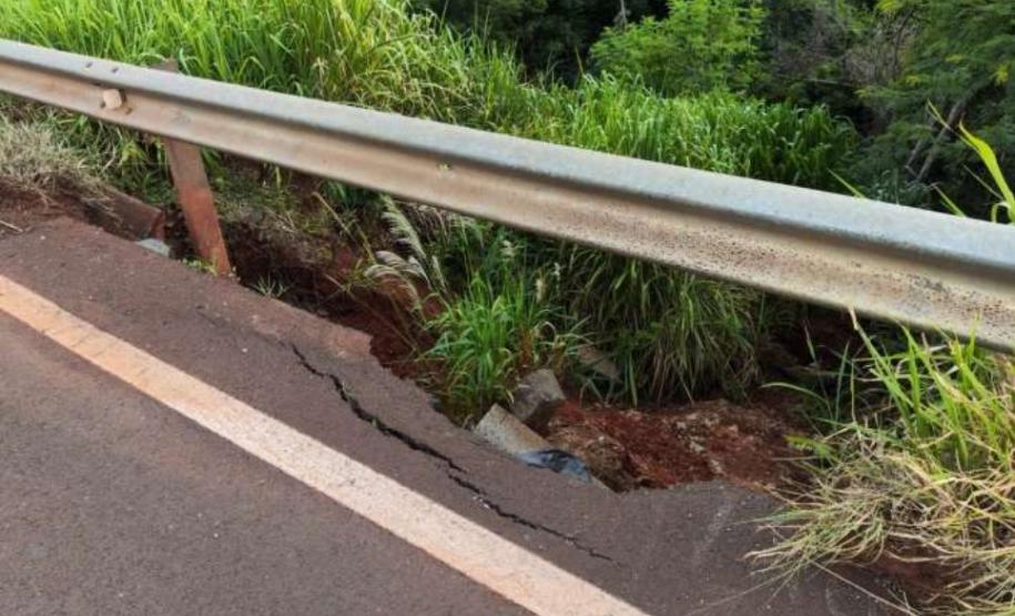 Contorno de Marialva - ponto de erosão
