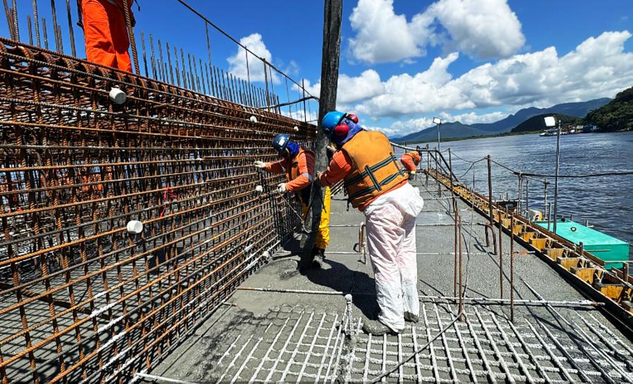 Ponte de Guaratuba chega a 38,8%
