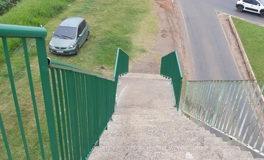 PR-160 passarela que será demolida em Telêmaco Borba