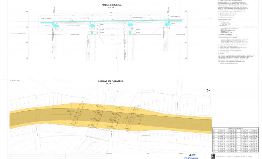 PR-239 página do projeto geométrico da nova ponte