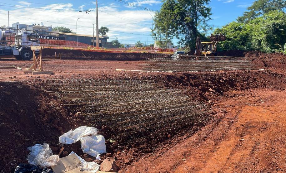 PR-317 Canteiro de obras das novas passarelas em Campo Mourão
