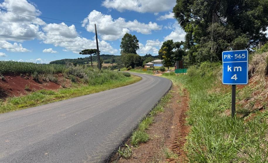 PR-565 conservação entre Laranjeiras do Sul e Porto Barreiro