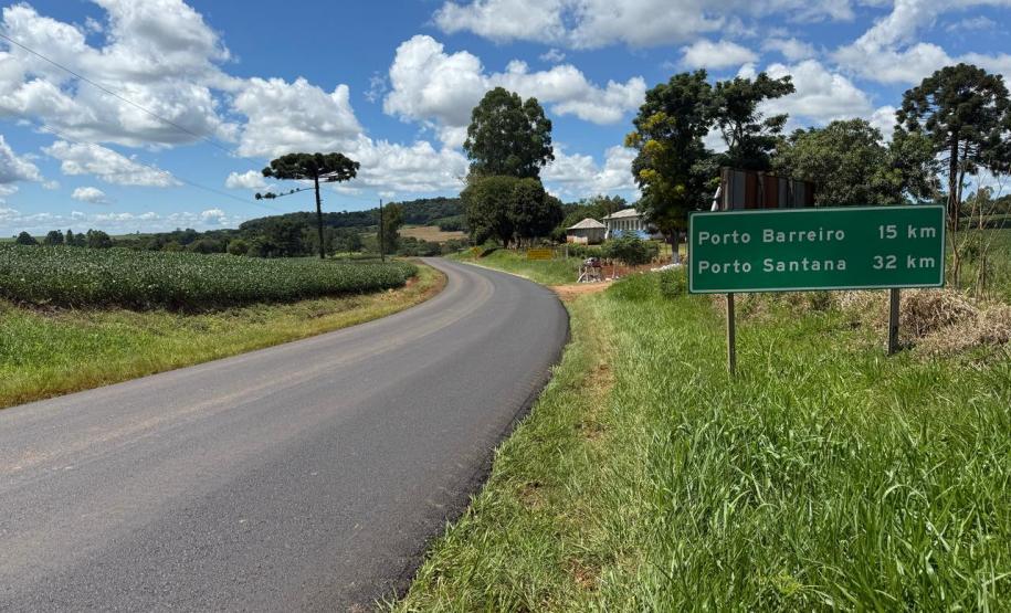 PR-565 conservação entre Laranjeiras do Sul e Porto Barreiro