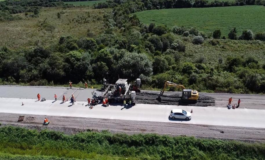 PRC-280 whitetopping entre Palmas e Pato Branco